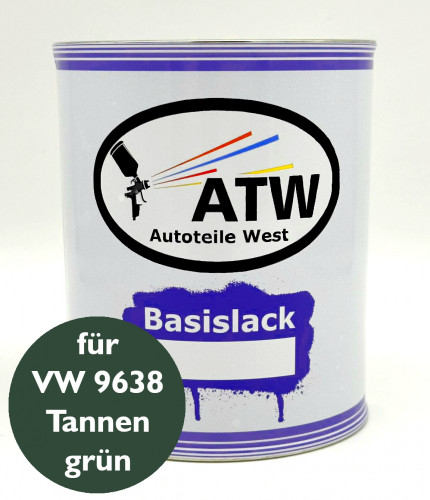 Autolack für VW 9638 Tannengrün